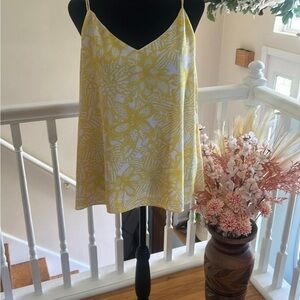 H&M Yellow Floral Camisole